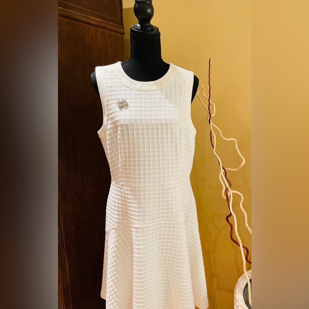 Banana Republic White Dress Size 14